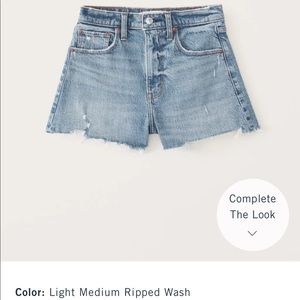 Abercrombie 90s cutoff short, medium was destroyed Size 28